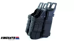2-in-1 Magazine Pouch for M4 Hi-Capa Glock Black