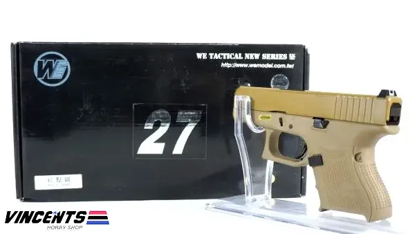 PISTOLA SOFTAIR WE A GAS G27 GEN4 TAN - Laser Games