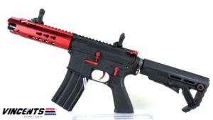 E&C 312-1 M4 CQB AEG Rifle Red