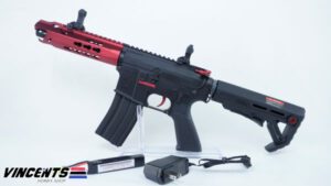 E&C 312 M4 CQB Red AEG Rifle