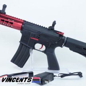 E&C 312 M4 CQB Red AEG Rifle