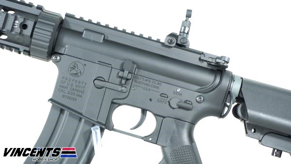 EC 607 Black M4 CQB AEG Rifle W/Silencer