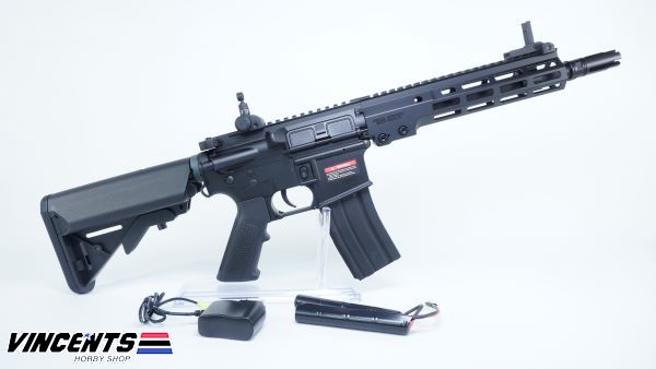 E&C 633 M4 CQB Black AEG Rifle