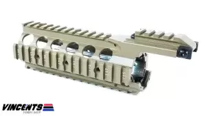 E&C 6-inch MP034 Quad Rail Tan