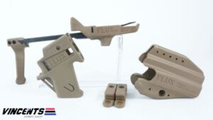 Flux Carbine Kit with Grip and Holster Tan