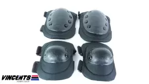 Knee and Elbow Pad Set Black