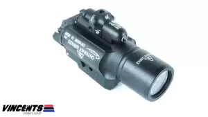 Surefire Flashlight with Laser Black