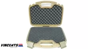 TMV Double Pistol Case Tan