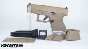 We Glock 27 Gen4 with MOS Tan