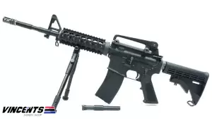 WE M4 RIS GBB Rifle Black