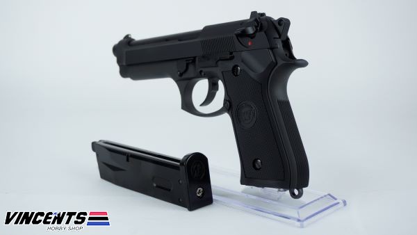 WE M92 Beretta Black Pistol