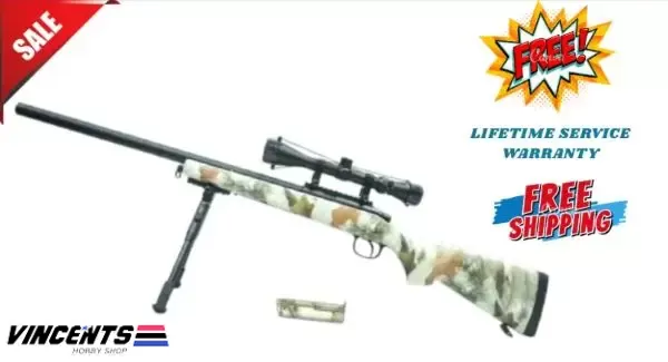 Double Belle VSR 10 Multicam with Scope and Bipod