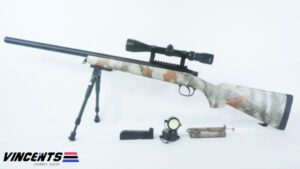 Double Bell VSR 10 Multicam with Bipod and Scope