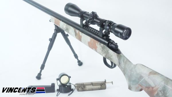 Double Bell VSR 10 Multicam with Bipod and Scope