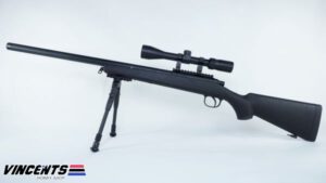 Double Bell VSR 10 Black with Bipod and Scope