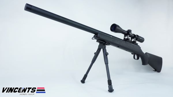 Double Bell VSR 10 Black with Bipod and Scope