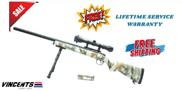 Double Belle VSR 10 Multicam with Scope and Bipod