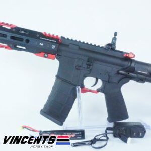 E&C 337 Two Tone Black and Red AEG Rifle