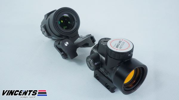 MRO Red Dot With Magnifier Black