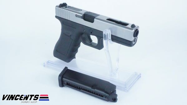 WE Glock 18 Gen 3 Silver Slide