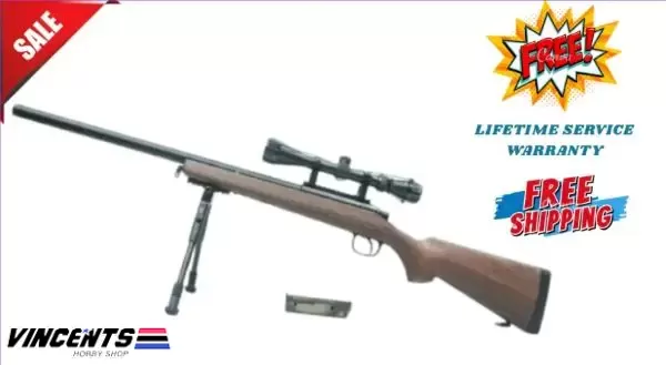 Double Belle VSR 10 Tan with Bipod and Scope