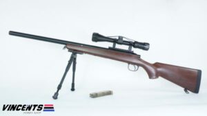Double Bell VSR 10 Tan with Bipod and Scope