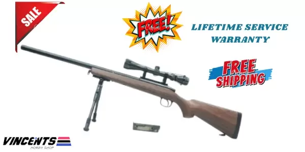Double Belle VSR 10 Tan with Bipod and Scope
