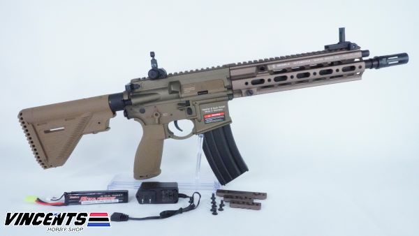 E&C 112 HK416 Tan AEG Rifle