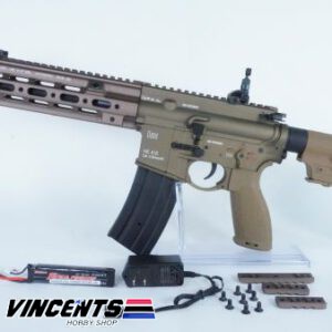 E&C 112 HK416 Tan AEG Rifle