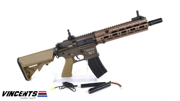 E&C 105 HK416 PLATINUM TAN AEG Rifle