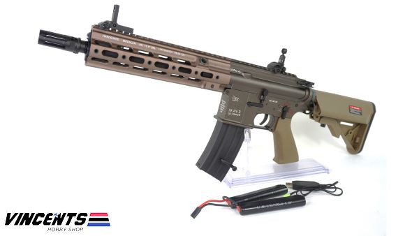 E&C 105 HK416 PLATINUM TAN AEG Rifle