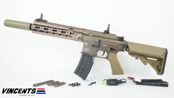 E&C 105 HK416 P+SE Platinum Tan AEG Rifle