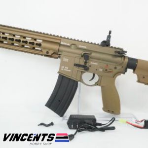 E&C 118 DY TAN HK416 AEG Rifle