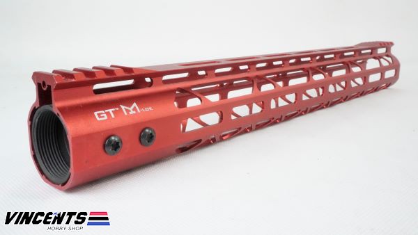 GT Series M-lock QUADRAIL 15-inch Red