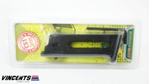 is CO2 operated. This magazine is a metal body, fit only for KCB 051 desert eagle.
