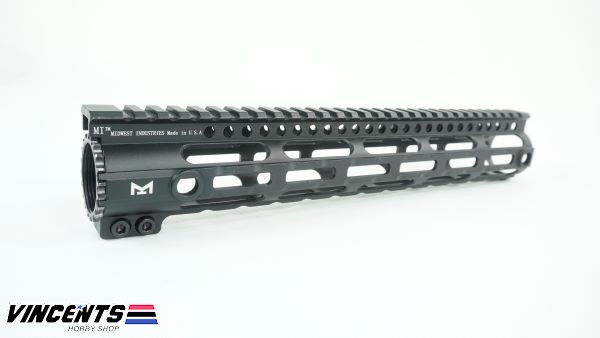 M1 M-lock Quad Rail 12-inch Black