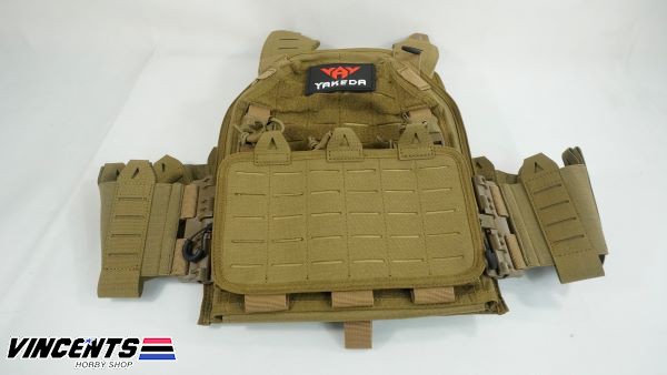 Yakeda QD (quick release) Tactical Vest Tan