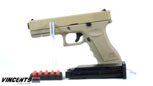 KEL e Arms Glock 17 Spring Action Pistol Tan