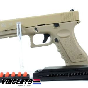 KEL e Arms Glock 17 Spring Action Pistol Tan