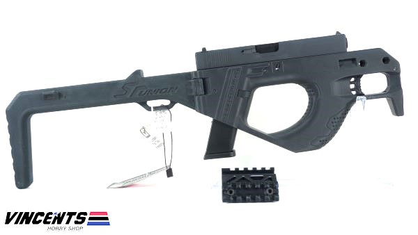 WE SPR P3 Glock 18 Carbine w/Rail Mount Black