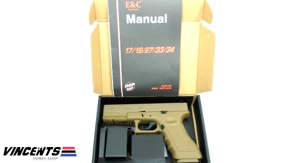 EC 1101 DE Glock 17 Gen 3 Tan