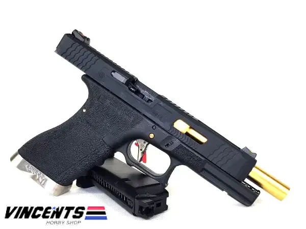 WE Glock 35 TMSS Black "GOLD BARREL"