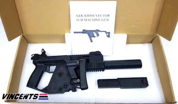 A&K Kriss Vector SMG Sub Machine Gun Black