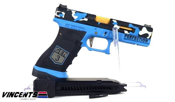 WE Glock 17 "PERFECTION" Como Blue with Full Auto