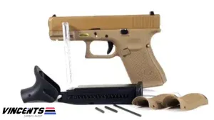 WE Glock 19 Gen 5 “SECRET” with Auto Tan