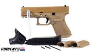 WE Glock 19 Gen 5 “SECRET” with Auto Tan