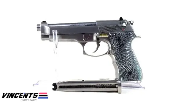 Réplique de pistolet à à à gaz M92 EAGLE - Argenté Argent