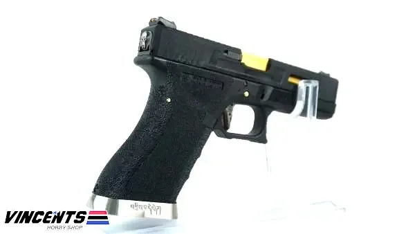 WE Glock 18 TMSS Black “GOLD BARREL” With Auto