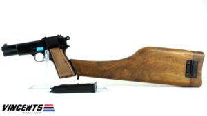 WE Browning "Hi Power" 1911 With Butt Stock Black