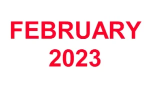 002 - February 2023 Arrivals